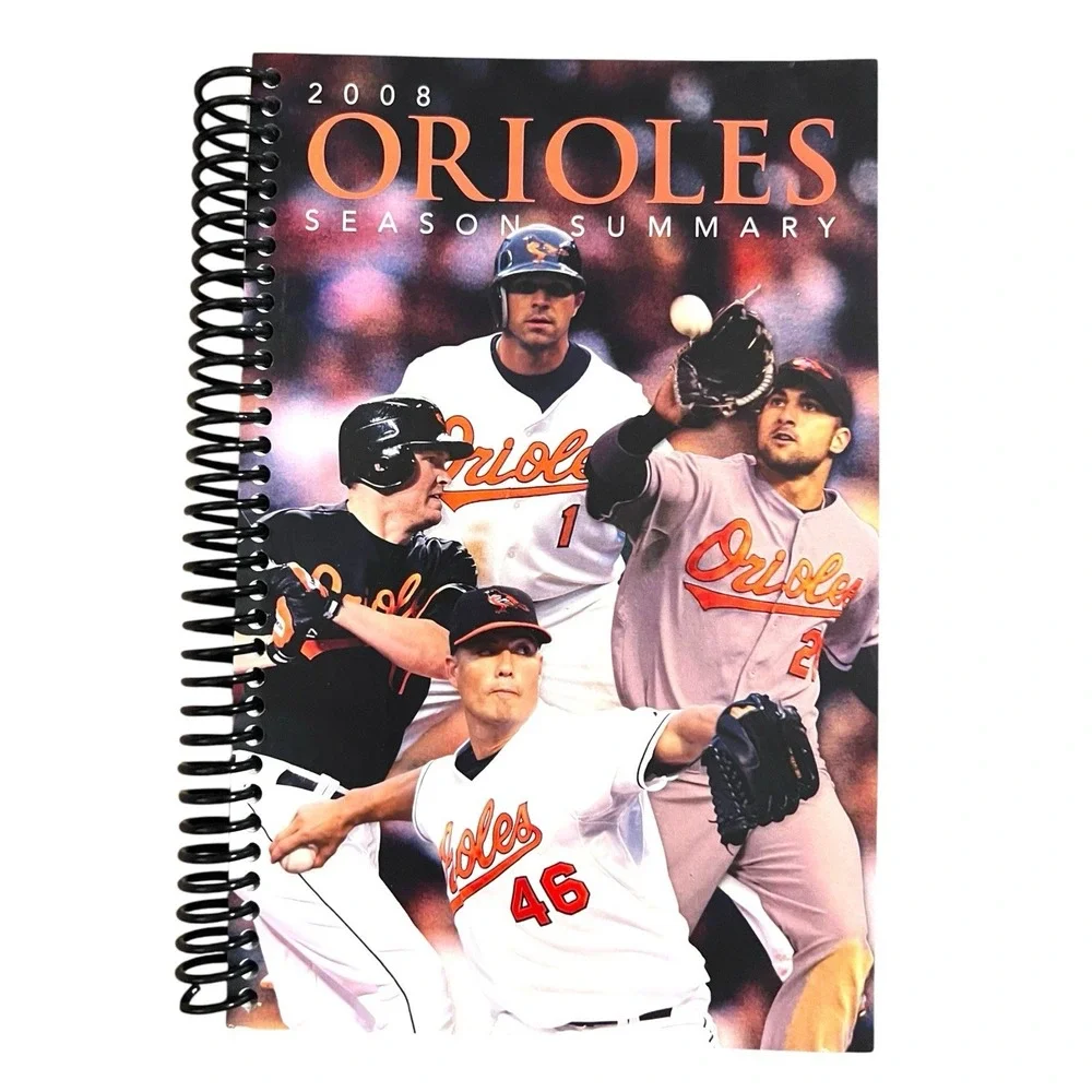 7 Vintage Baltimore Orioles MLB Baseball Media Guides 1991, 1995, 1997, 1999, 05